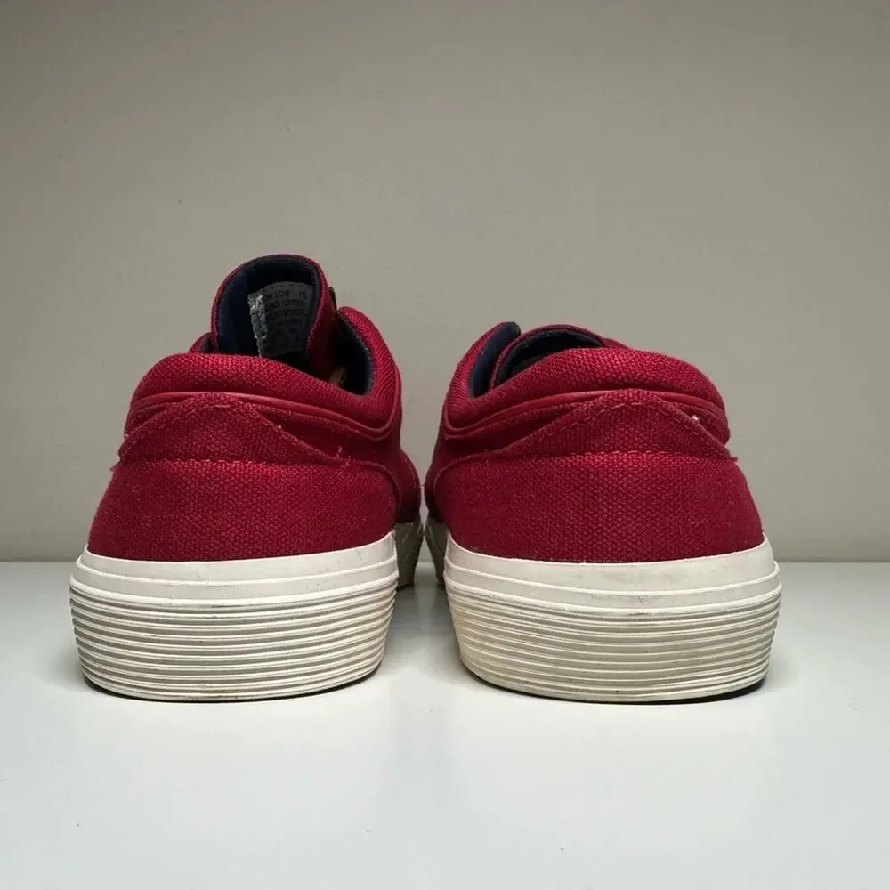 Polo Ralph Lauren | Faxon Low Boat Shoes | Burgundy Red | Men’s Size 7